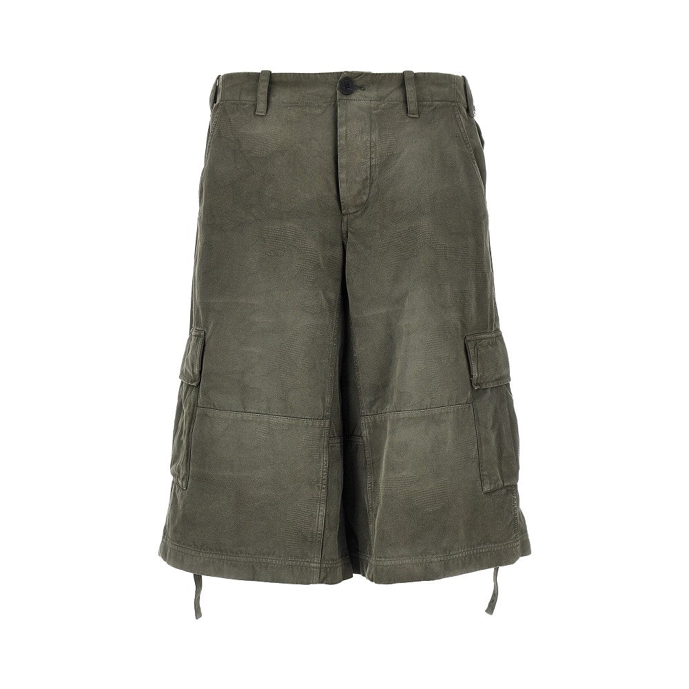 Fendi Bermuda in cotone con motivo jacquard