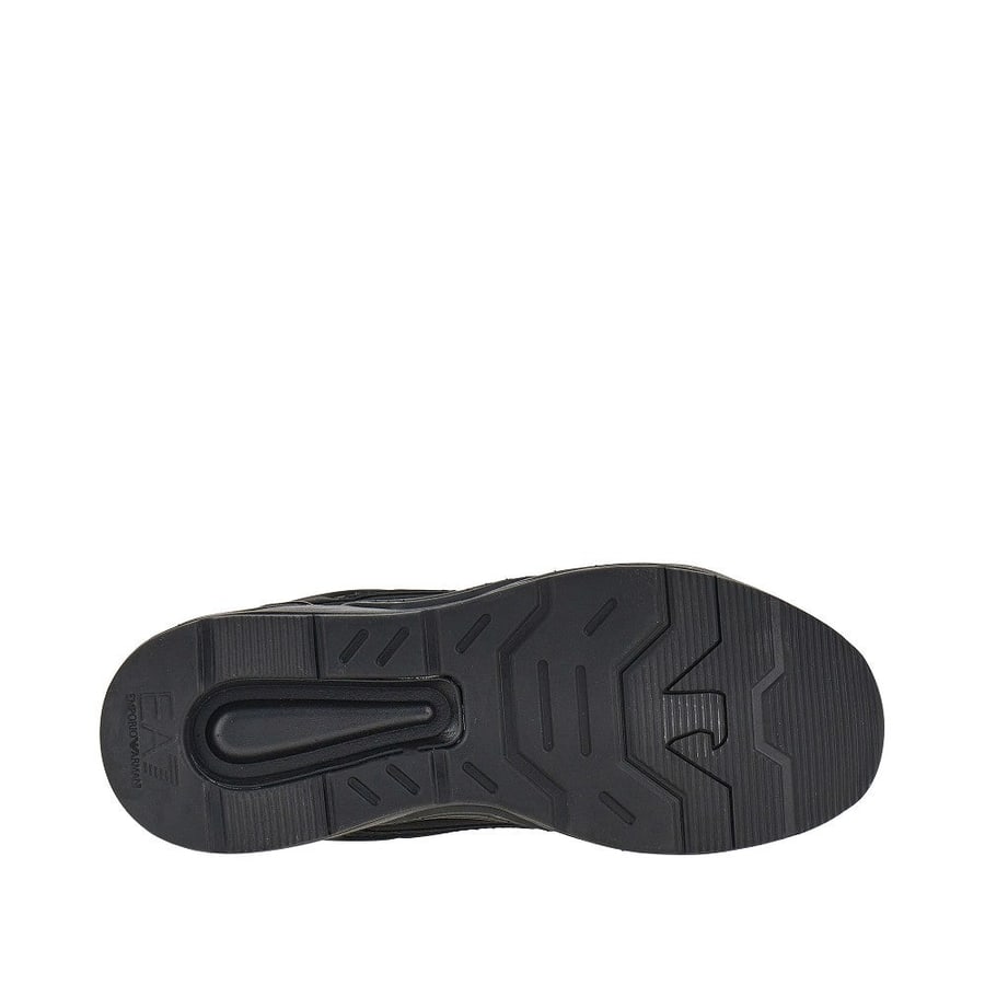 EA7 Sneakers in nylon spalmato con logo Eagle, view 5