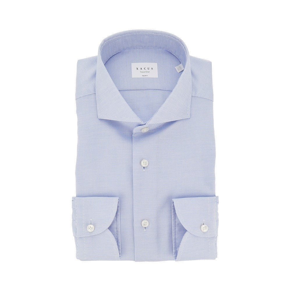 XACUS Camicia 'Travel' Tailor Fit in cotone