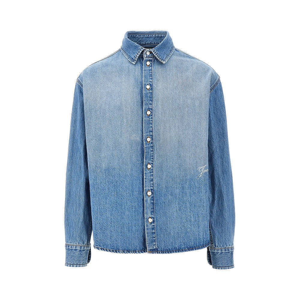Jacquemus Camicia in denim 'de-Nîmes Simon'