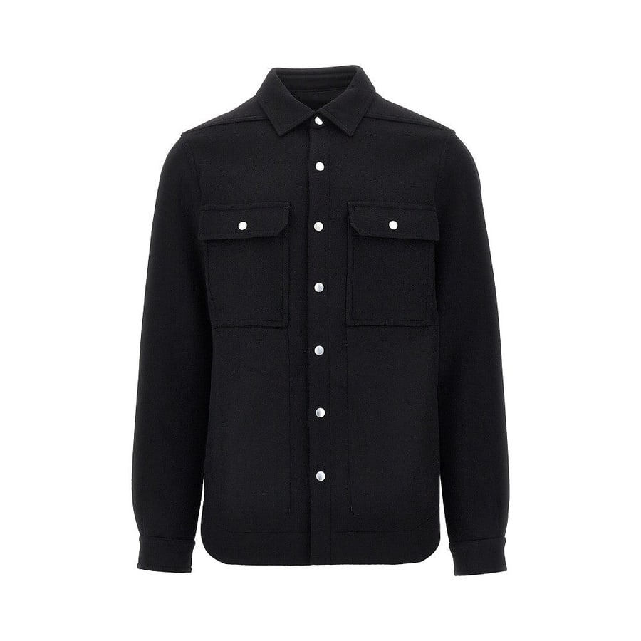 Rick Owens Overshirt in panno di lana
