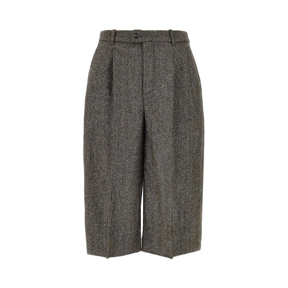 Saint Laurent Gonna pantalone in misto lana