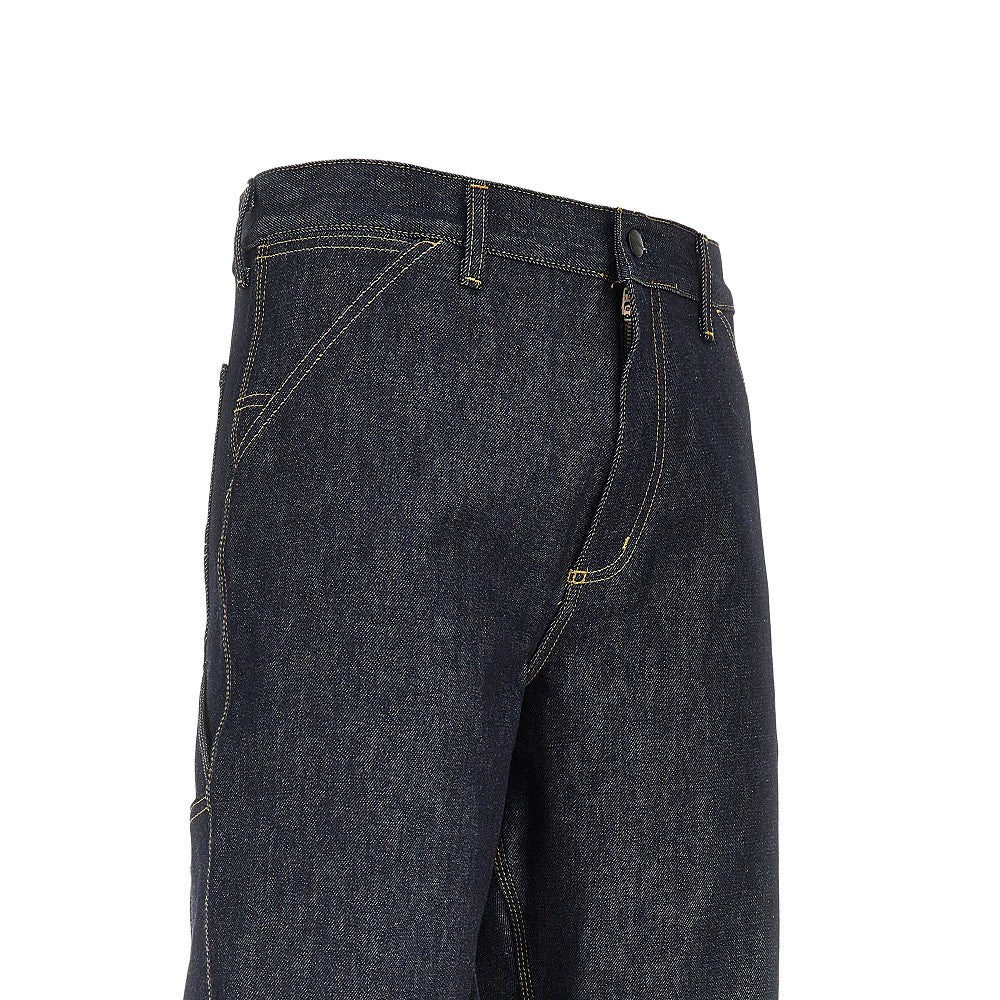 Carhartt WIP Pantalone 'Single Knee' in denim, view 2