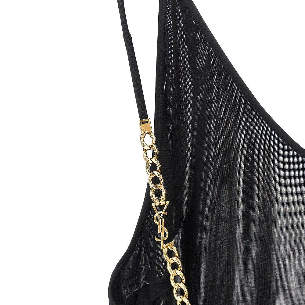 Saint Laurent Abito lungo in viscosa stretch, view 2