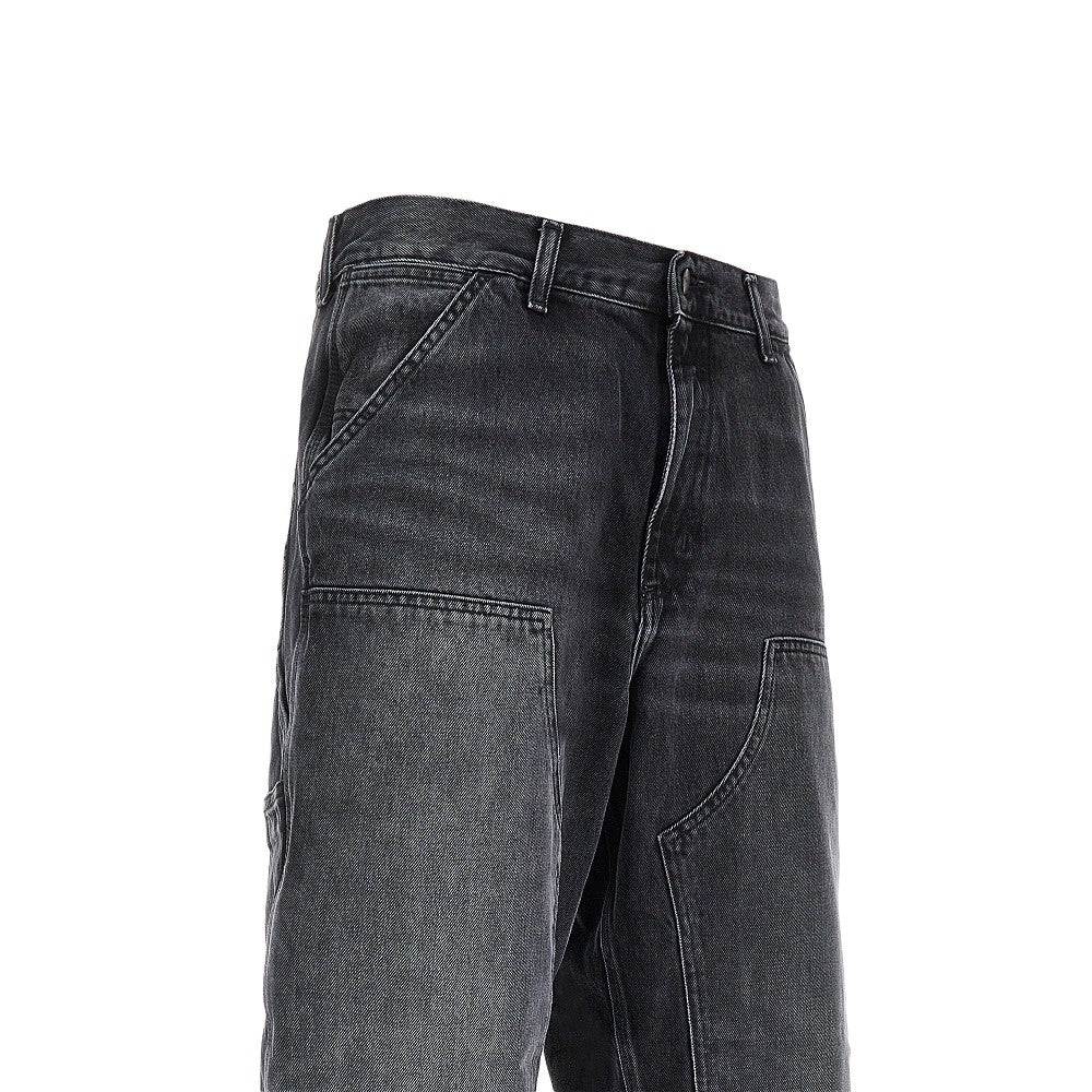 Carhartt WIP Pantalone Double Knee in denim, view 2