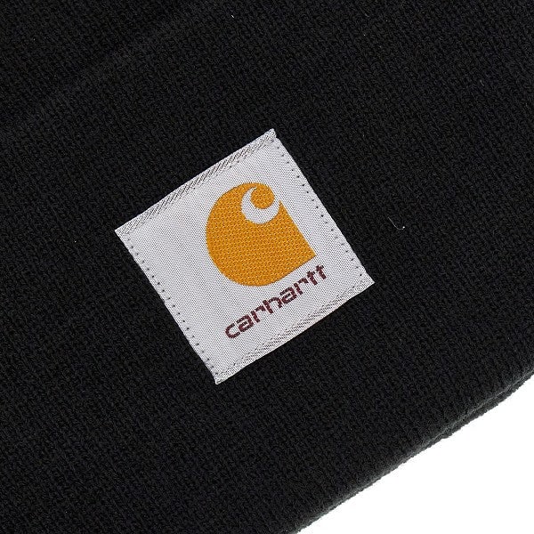 Carhartt WIP Beanie con patch logo, view 3
