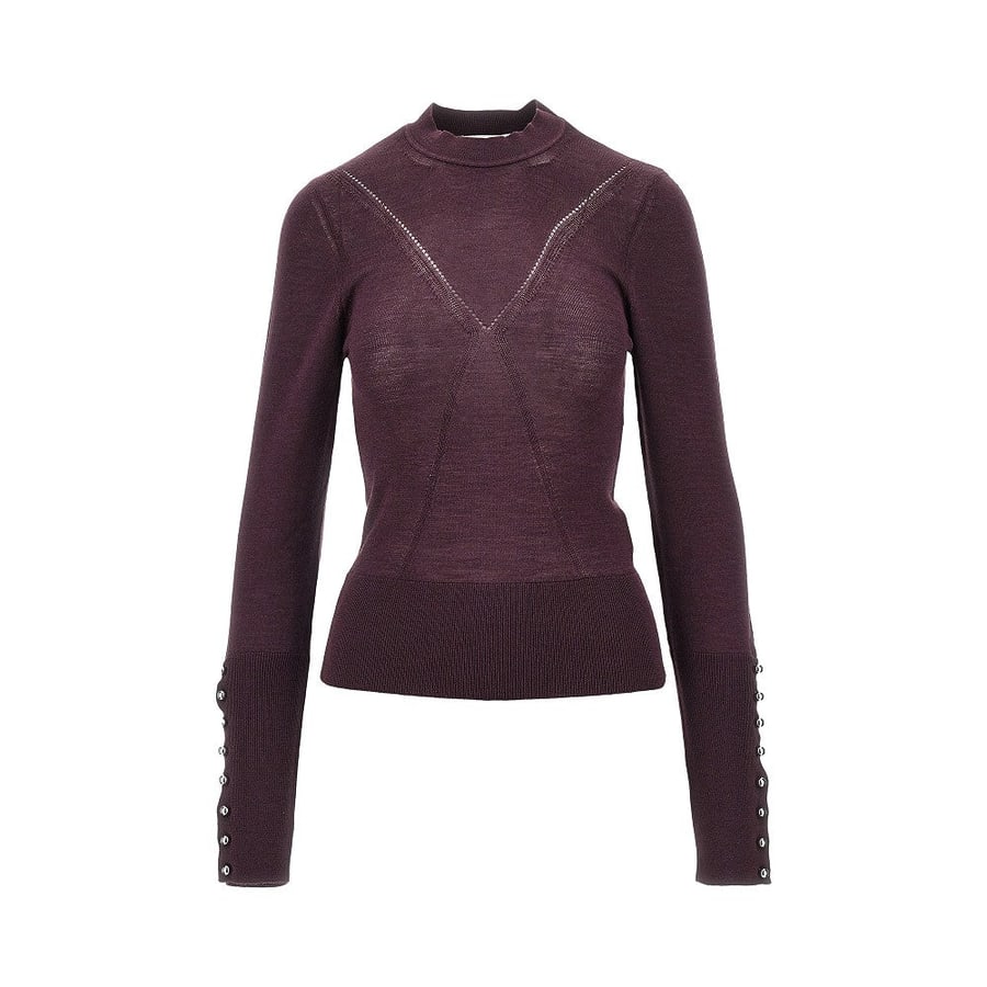 RABANNE Pullover in misto lana merino e seta