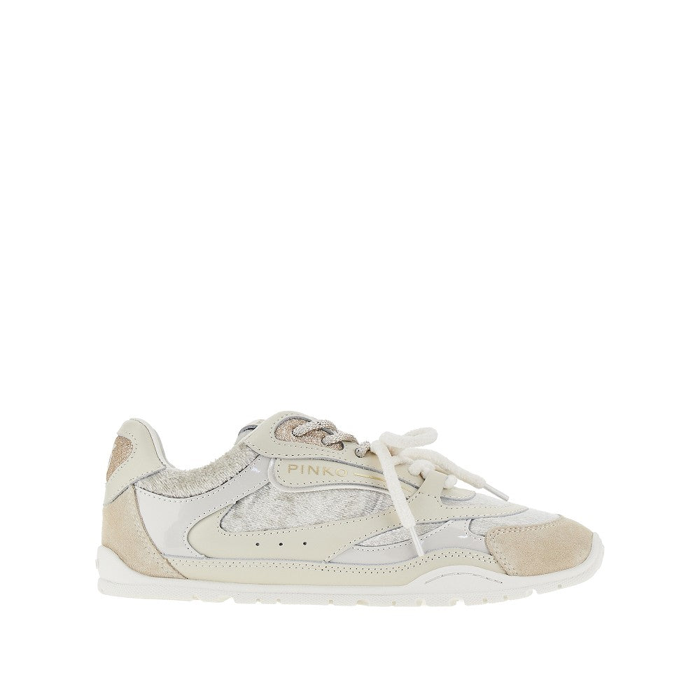Pinko Sneakers in pelle scamosciata e velluto
