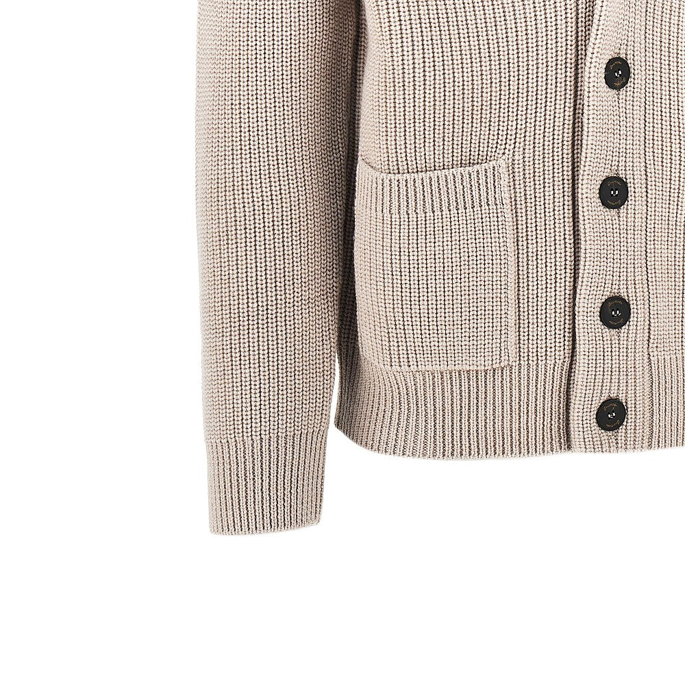 DRUMOHR Cardigan in lana merino con revers a scialle, view 2