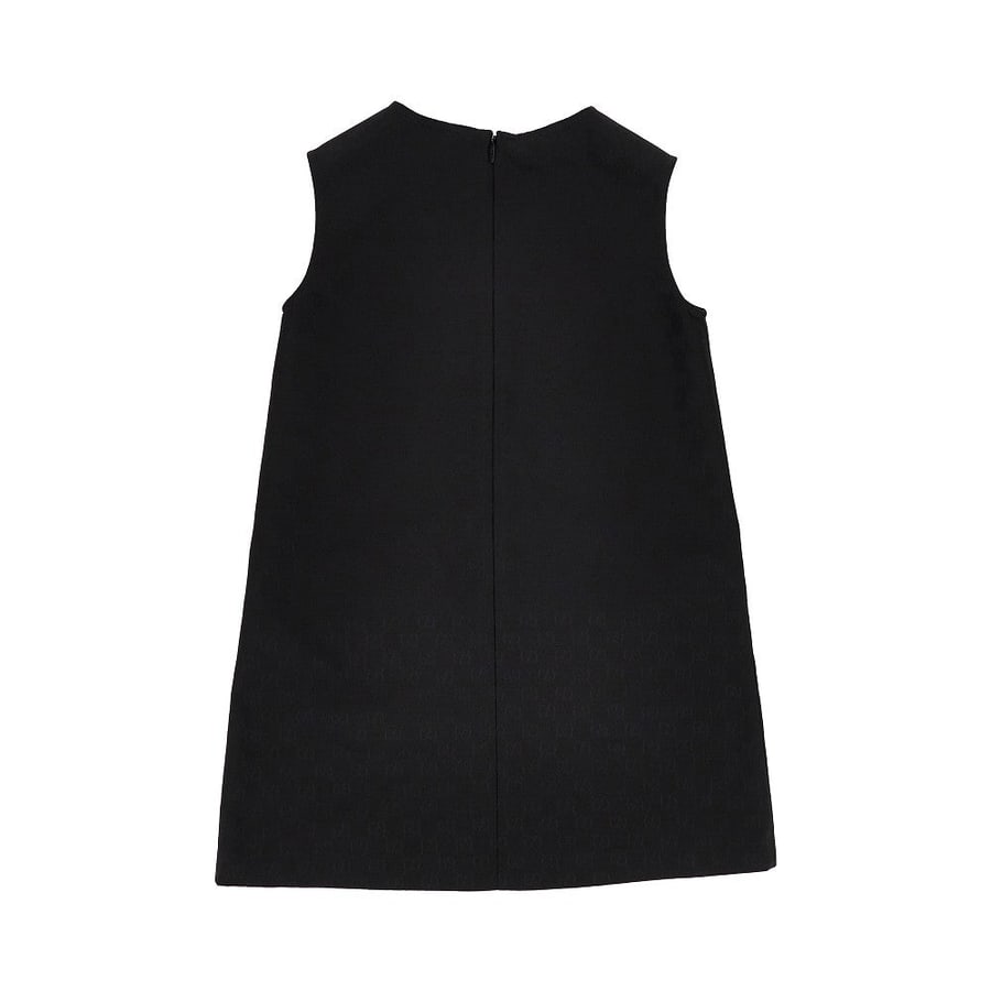 Gucci Mini abito in cotone GG con Morsetto, view 2