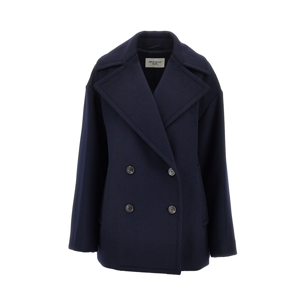 Weekend Max Mara Cappotto corto in panno di lana vergine