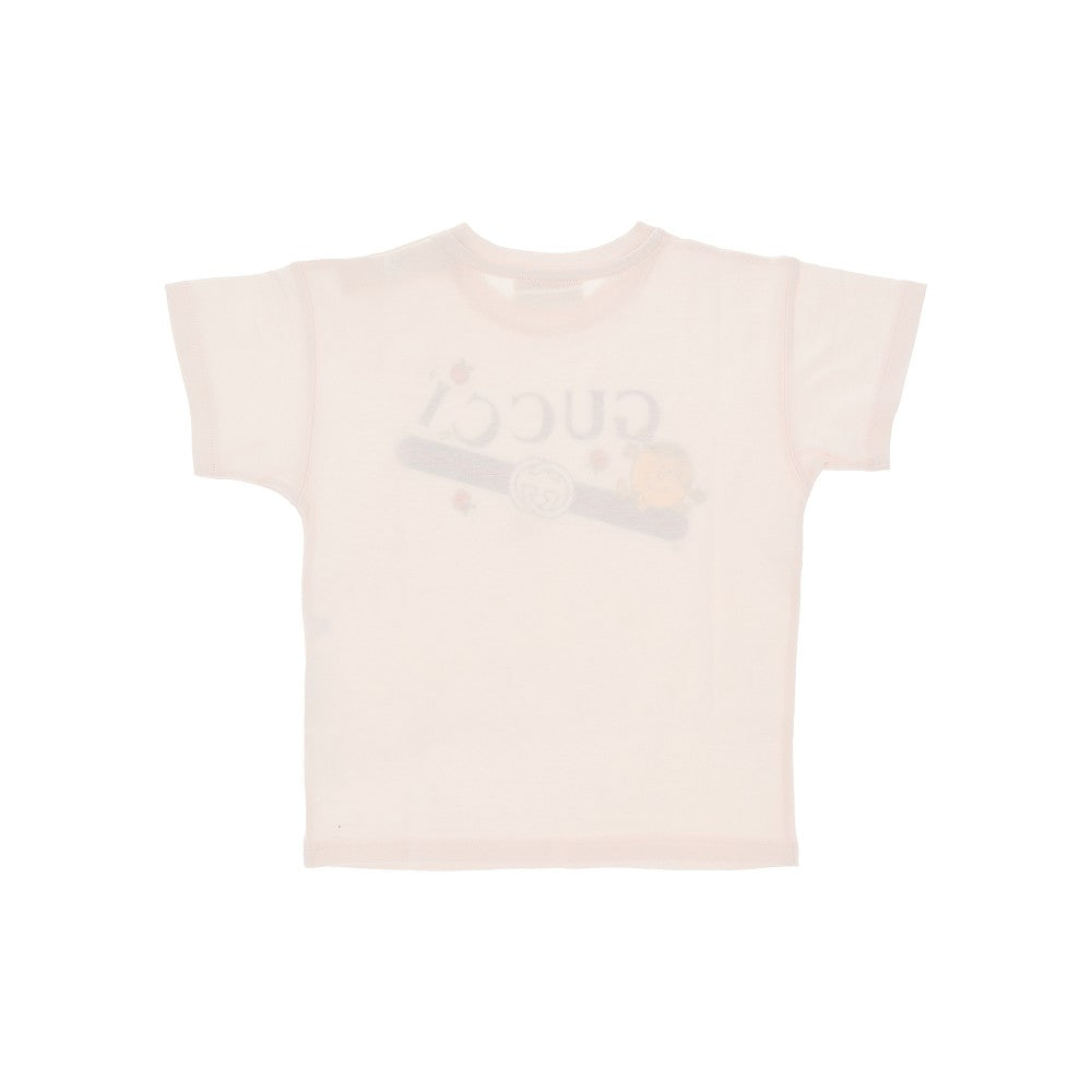 Gucci T-shirt in cotone con stampa, view 2