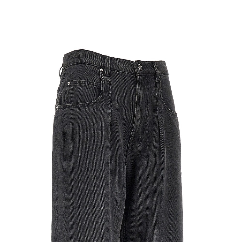 Isabel Marant Pantalone wide-leg in denim, view 2