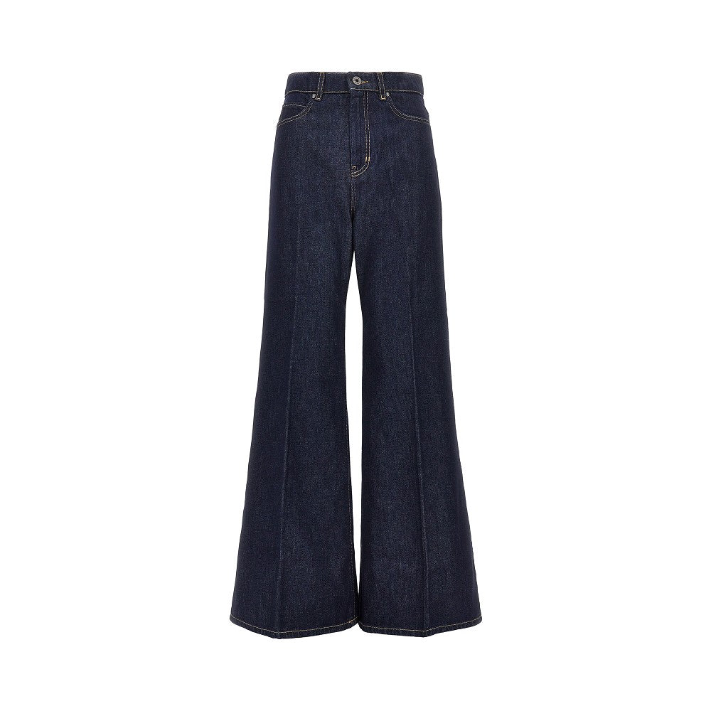 Weekend Max Mara Jeans wide-leg in denim di cotone