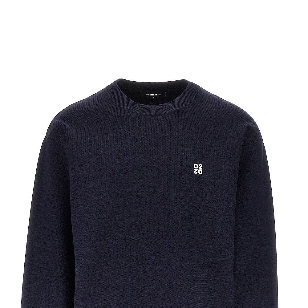 Dsquared2 Pullover in maglia con logo, view 2
