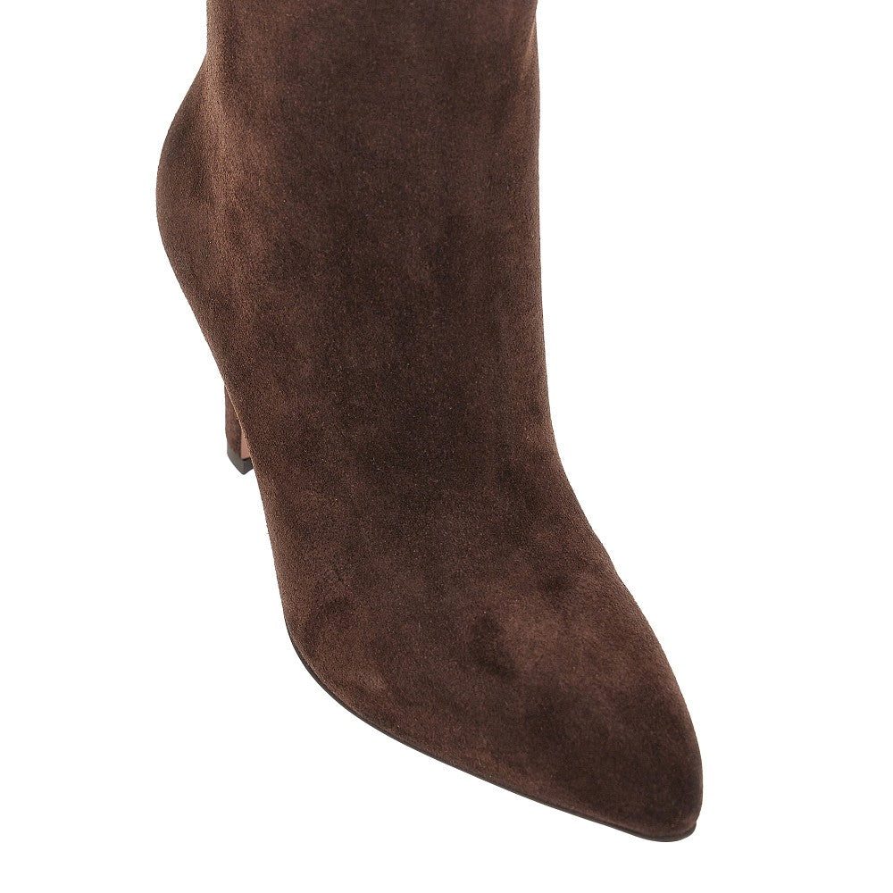 PARIS TEXAS Stivaletti 'Elsa' in suede, view 2