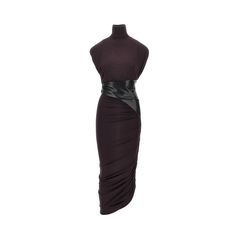 THE ANDAMANE Abito lungo in viscosa stretch