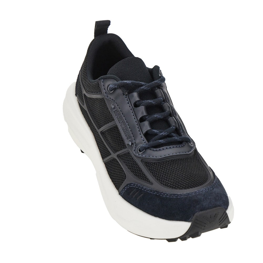 Emporio Armani Sneakers in mesh Travel Essential, view 2