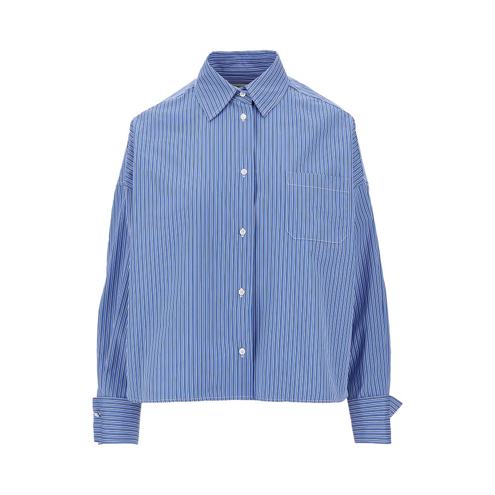 Weekend Max Mara Camicia in popeline con motivo a righe