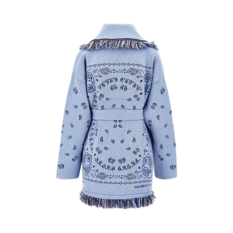 ALANUI Cardigan in cashmere jacquard Bandana, view 3