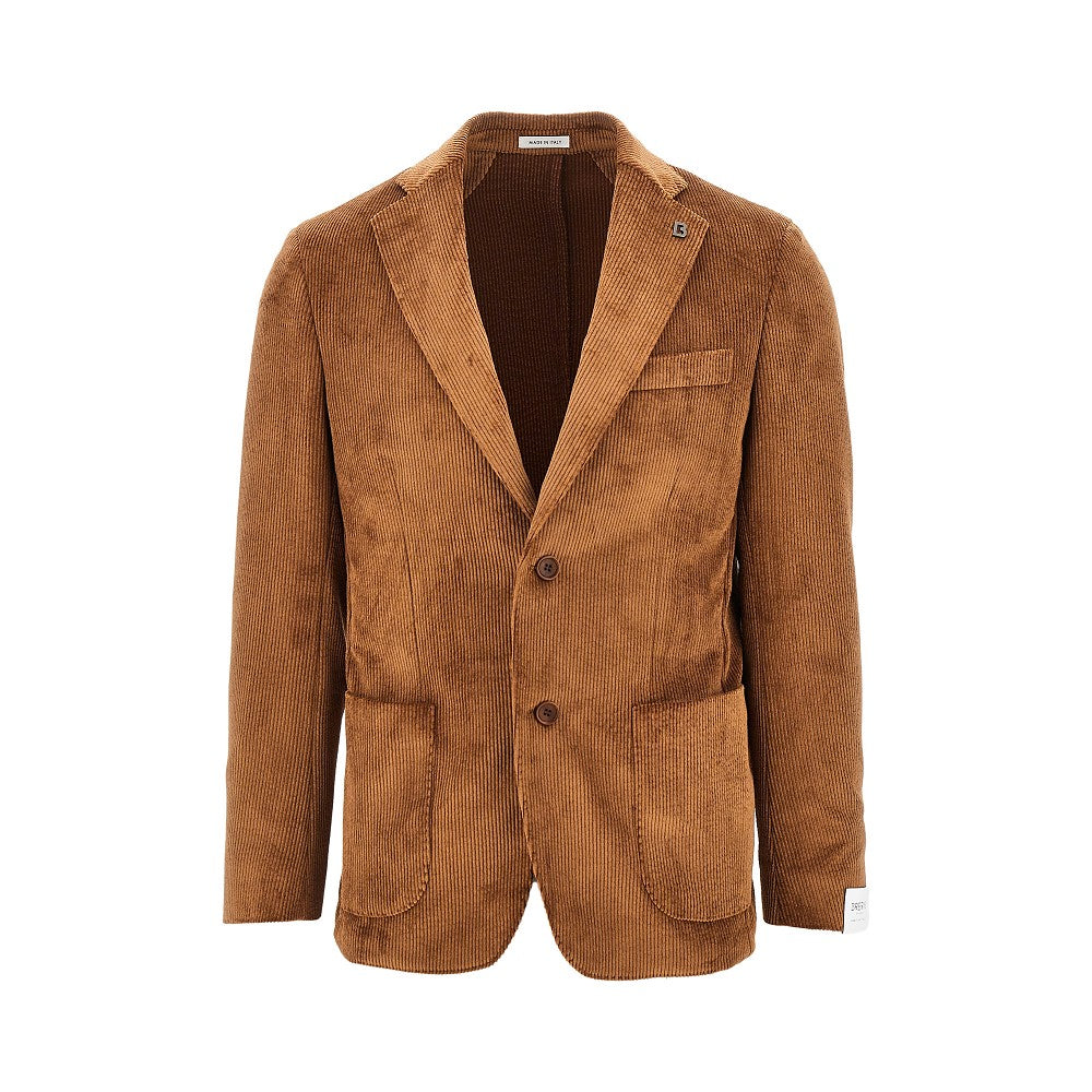 BRERAS Giacca monopetto 'Venezia' in corduroy