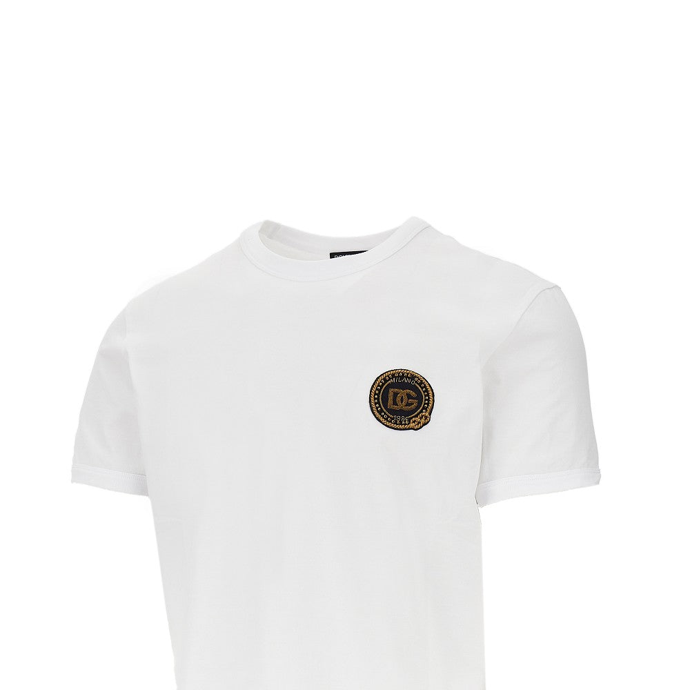 Dolce & Gabbana T-shirt con patch ricamato, view 2