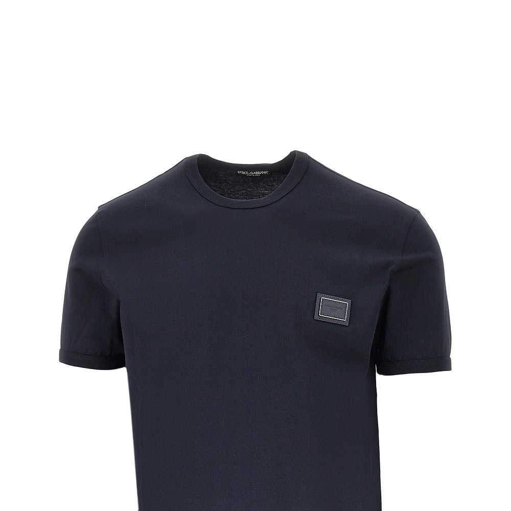 Dolce & Gabbana T-shirt con placca logo, view 2