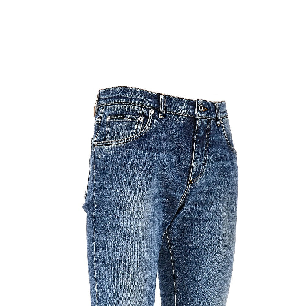 Dolce & Gabbana Jeans Slim Fit in denim stretch, view 2