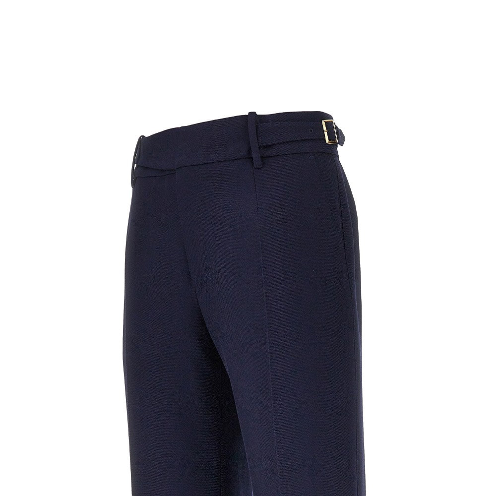 Dolce & Gabbana Pantalone in lana con cinturini in vita, view 2