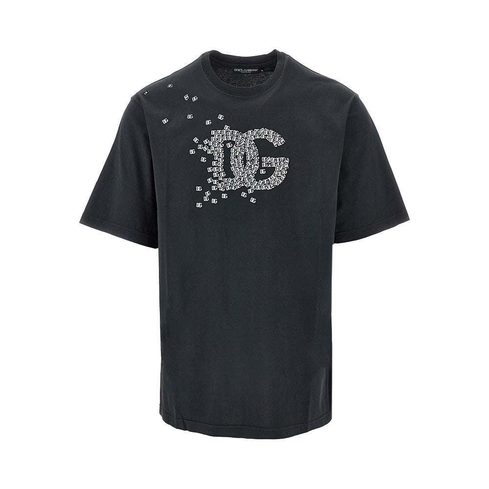 Dolce & Gabbana T-shirt con logo in rilievo