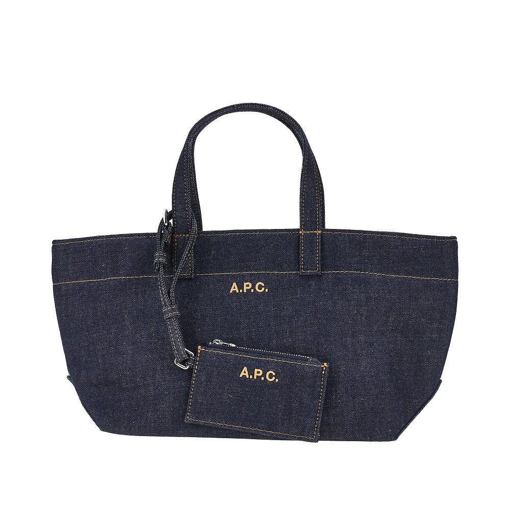 A.P.C. Borsa 'Le Drummer Toile' piccola in denim