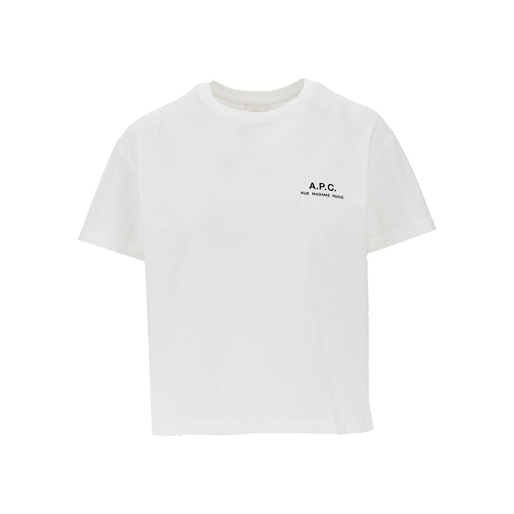 A.P.C. T-shirt corta con stampa logo