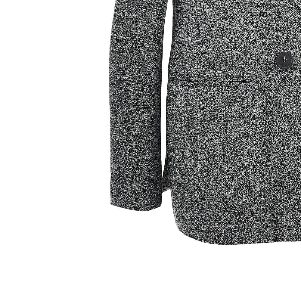 Emporio Armani Blazer doppiopetto in tessuto mouliné, view 2