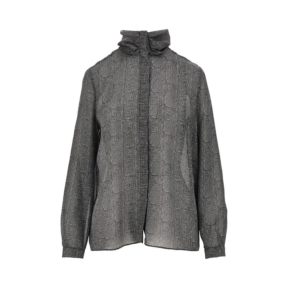 Emporio Armani Camicia in satin stampa check