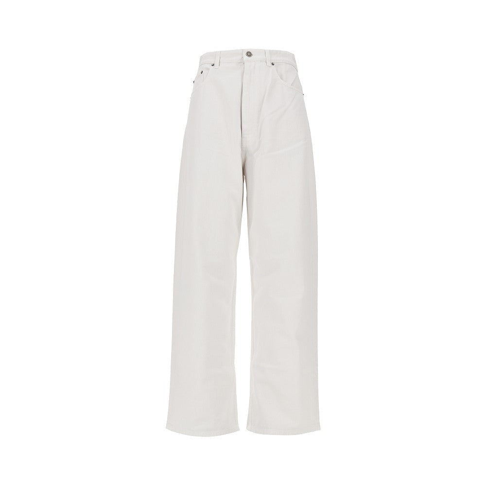 PHOEBE PHILO Jeans Drop in drill di cotone