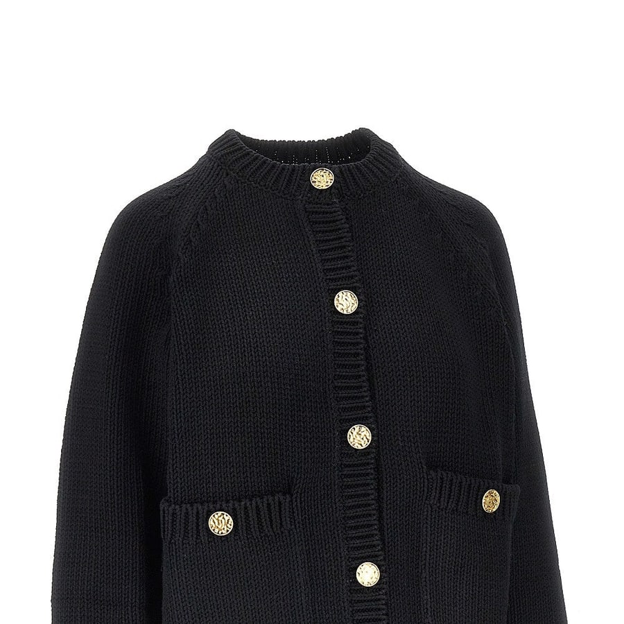 Toteme Cardigan in maglia di cotone, view 2