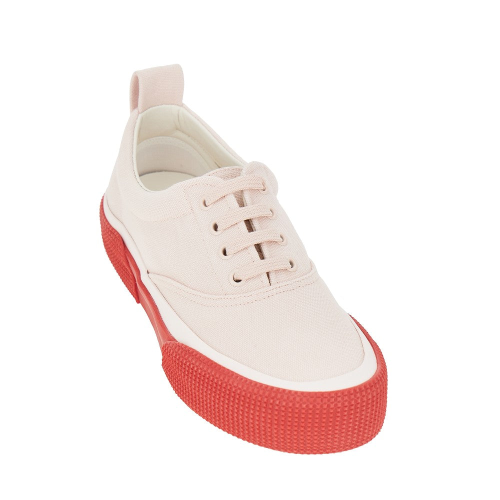 PHOEBE PHILO Sneakers in tela di cotone, view 2