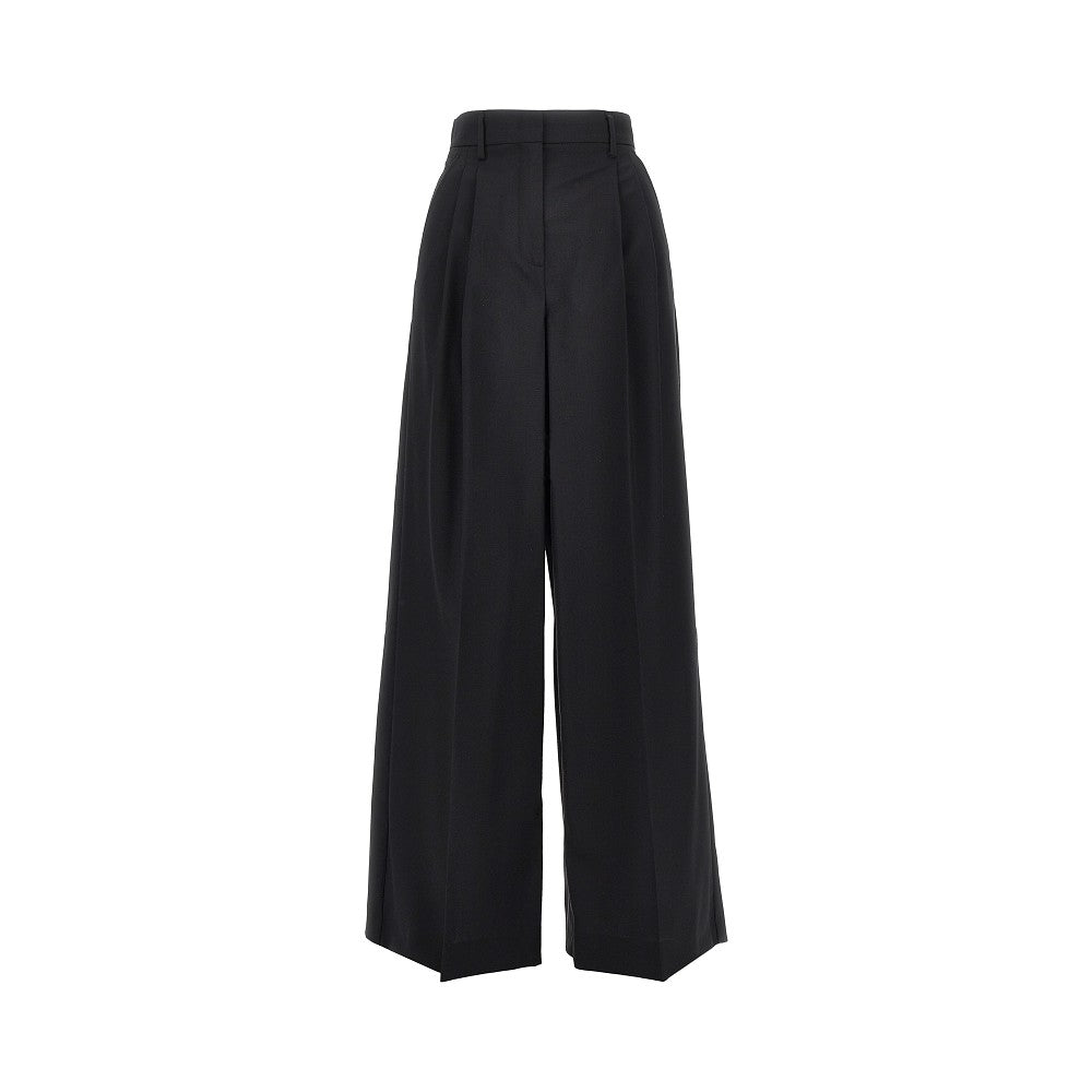 Weekend Max Mara Pantalone wide leg in lana vergine