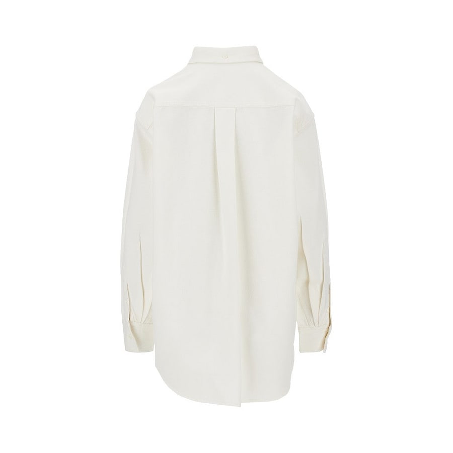 PHOEBE PHILO Camicia in denim di cotone, view 3