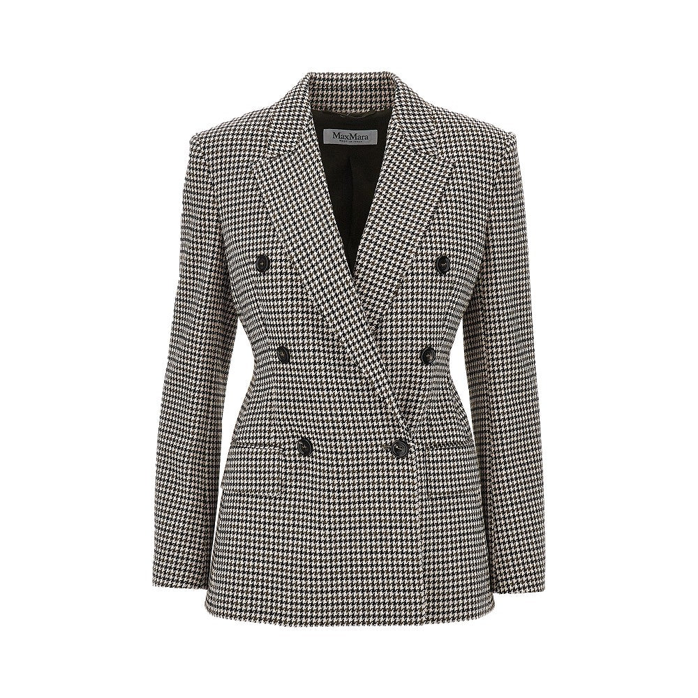 Max Mara Giacca doppiopetto in pied-de-poule