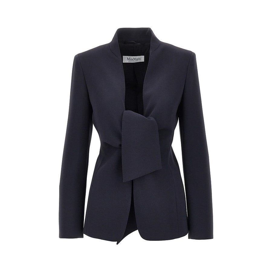 Max Mara Giacca in cady con fusciacche