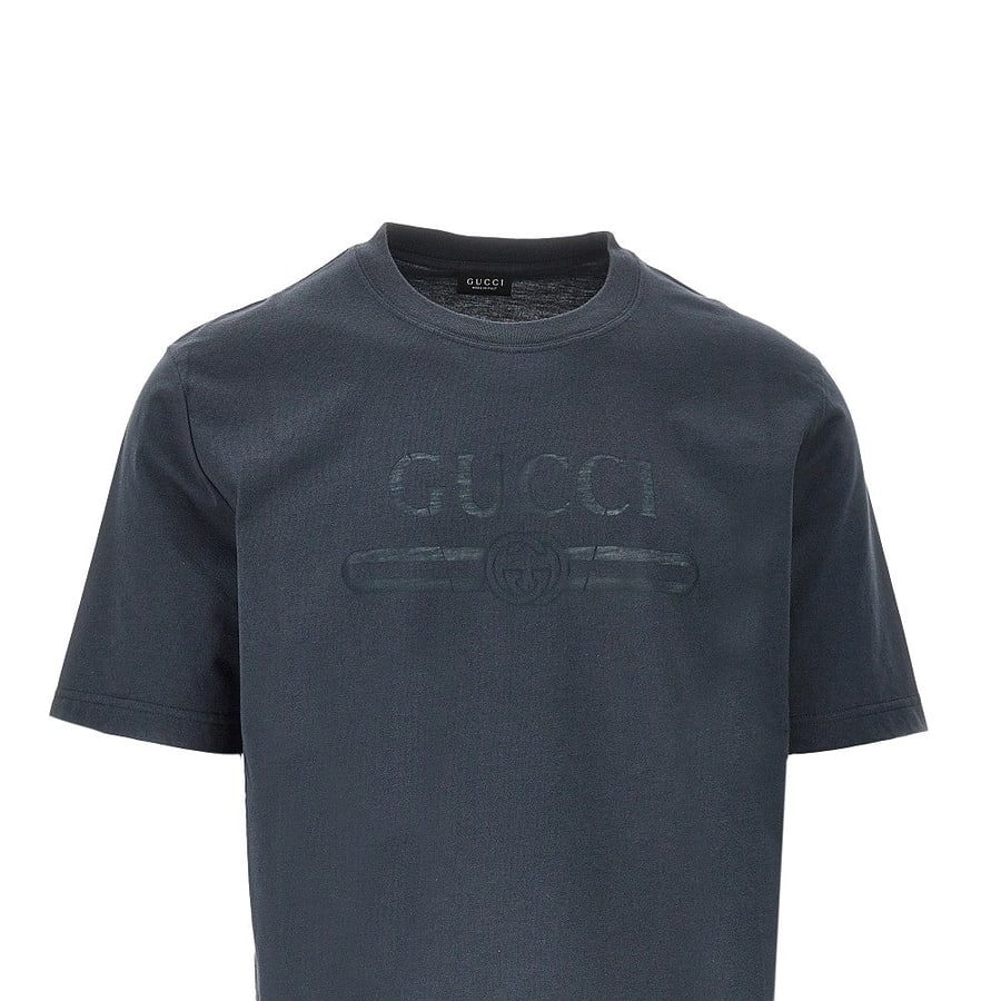 Gucci T-shirt con stemma devoré, view 2