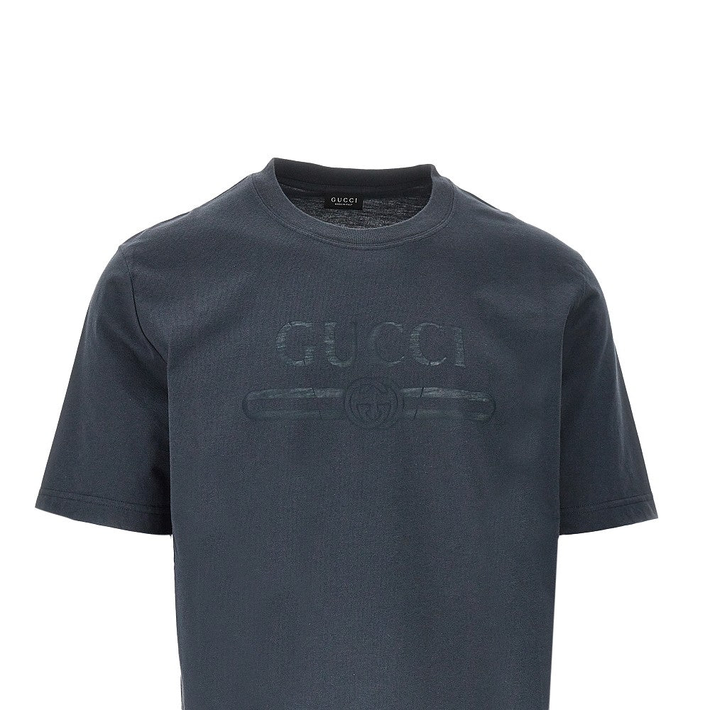 Gucci T-shirt con stemma devoré, view 2