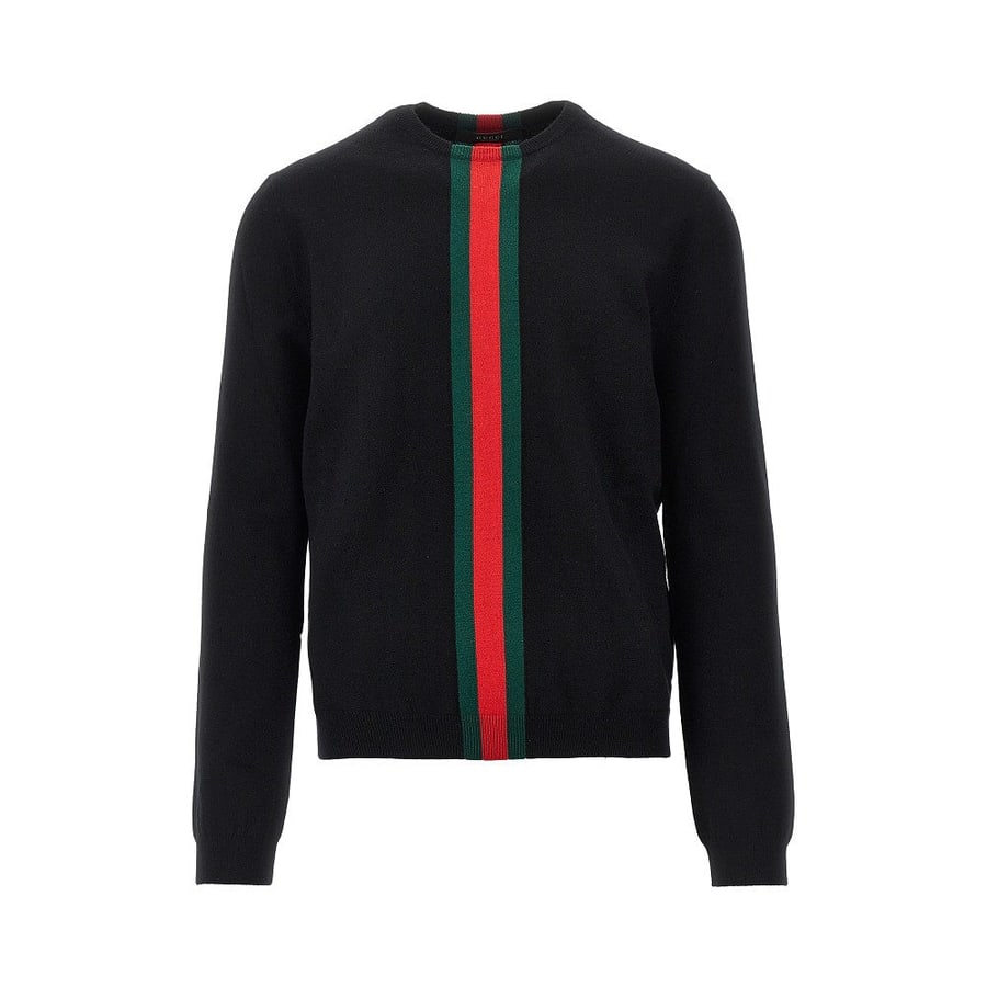 Gucci Pullover in cachemire con Nastro Web