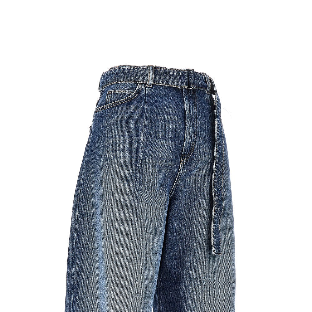 Weekend Max Mara Jeans oversize in denim di cotone, view 2