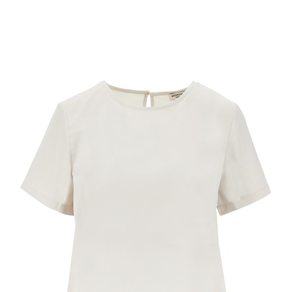 Weekend Max Mara T-shirt in raso, view 2