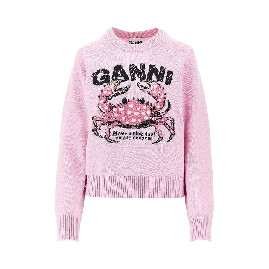 Ganni Pullover in misto lana 'Crab'