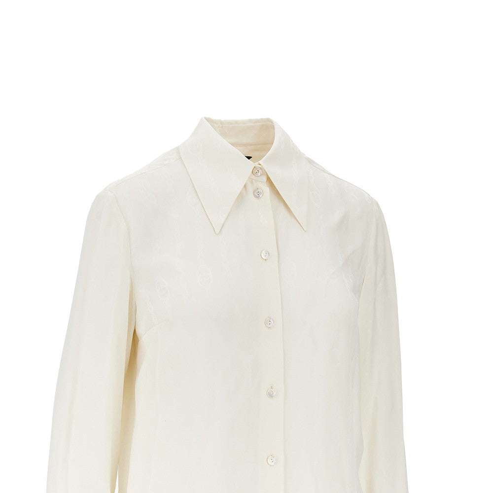 Gucci Camicia in seta jacquard, view 2