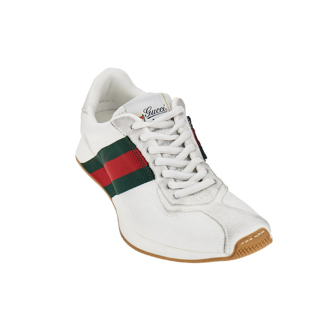 Gucci Sneakers 'Tempo' in mesh e suede, view 2