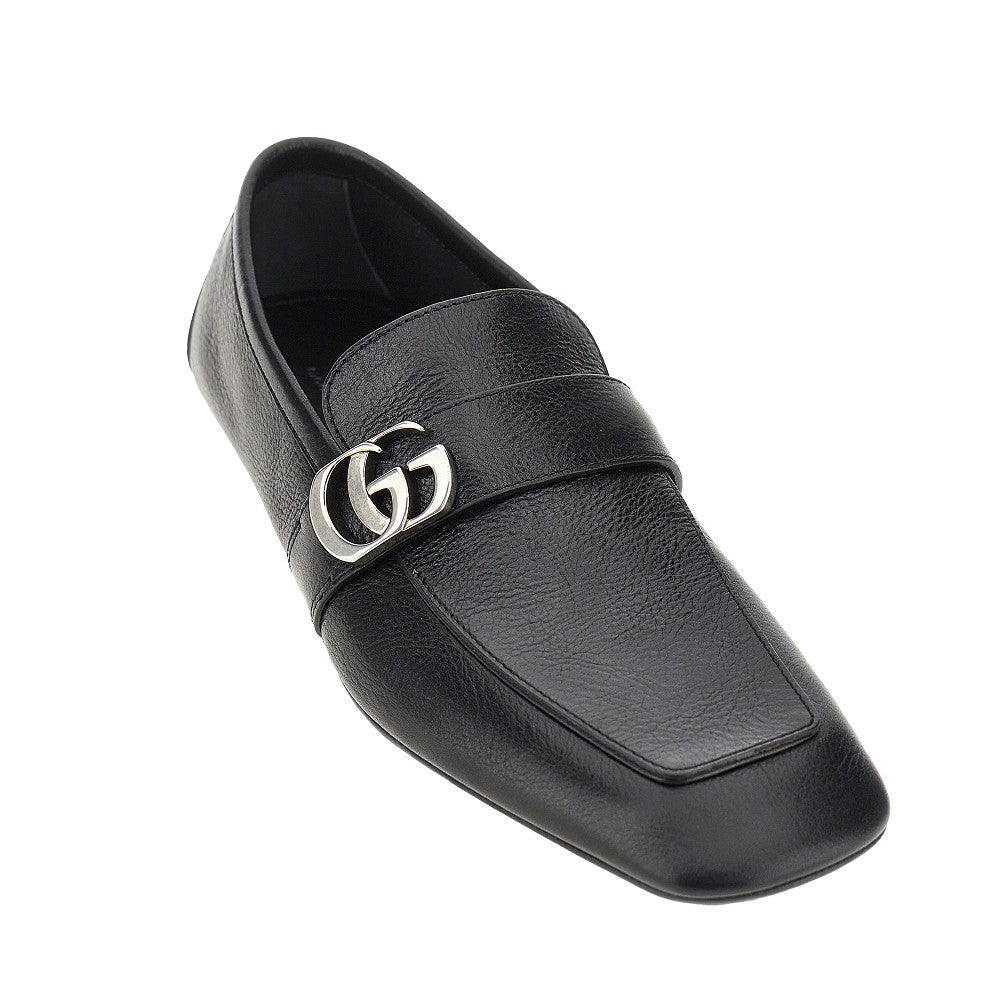 Gucci Mocassini in pelle con dettaglio Doppia G, view 2